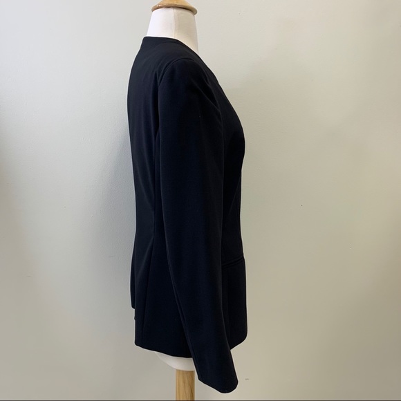 GIORGIO ARMANI LE COLLEZIONI Asymmetric Wool Blazer Size 8 - Picture 6 of 16